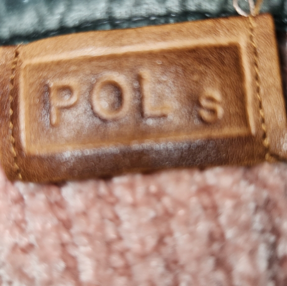 POL Soft & Cozy Open Front Cardigan Size S Oversized Slouchy Cream & Grey Stripe - Picture 6 of 8